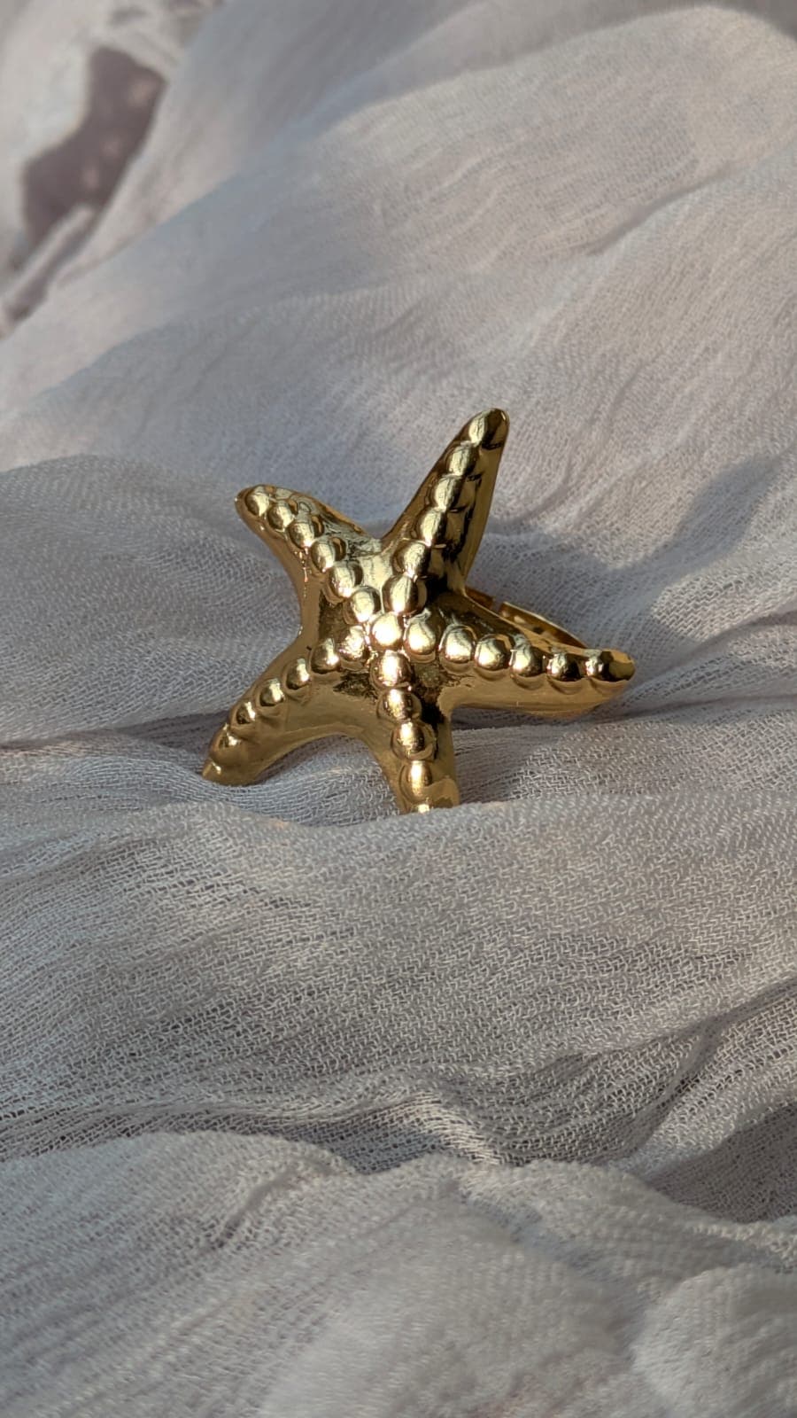 Elegant Gold Starfish Ring for Unique Jewelry Lovers — image 1