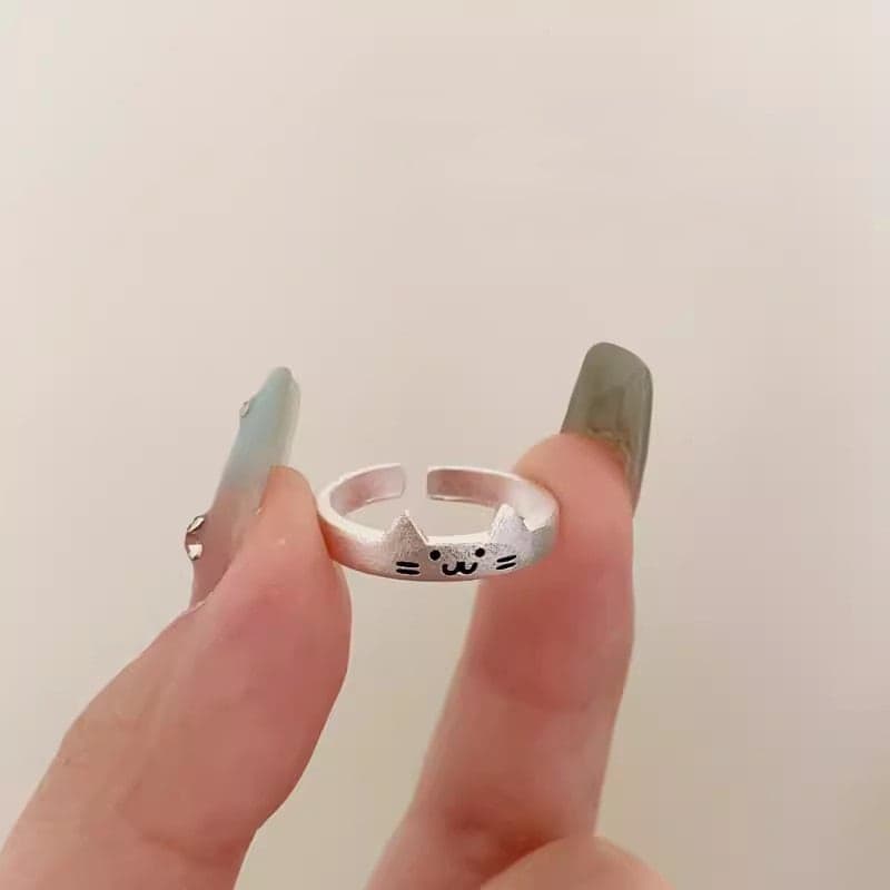 Stylish Cat Ear Ring - Unique Design for Cat Lovers — image 1